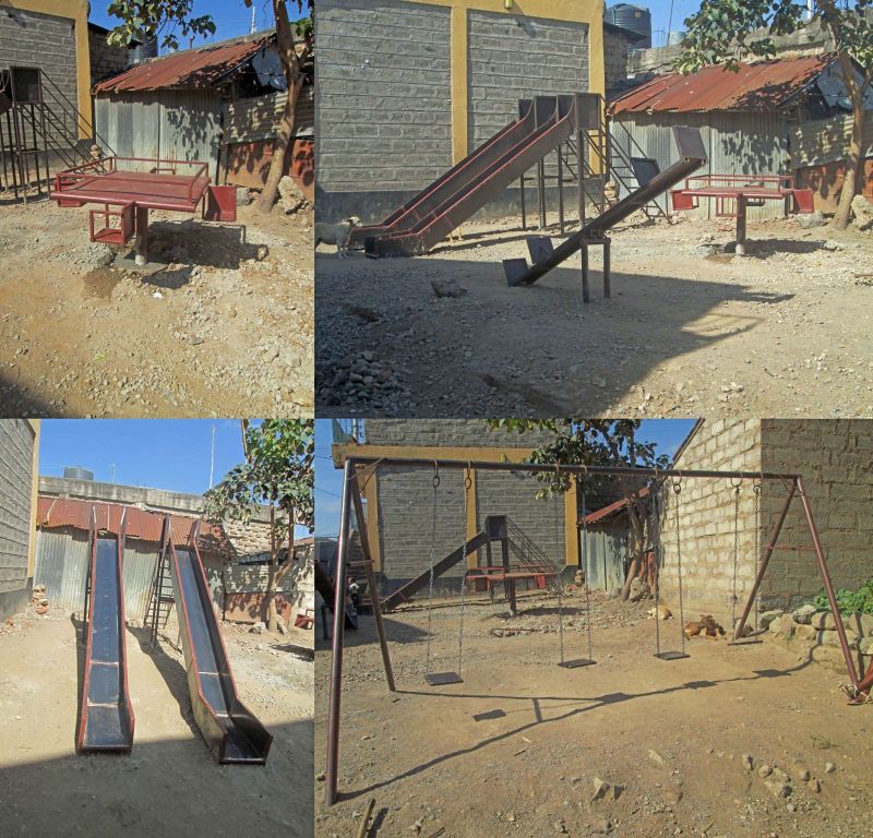 Neuer Spielplatz für die Kwa Watoto Primary School